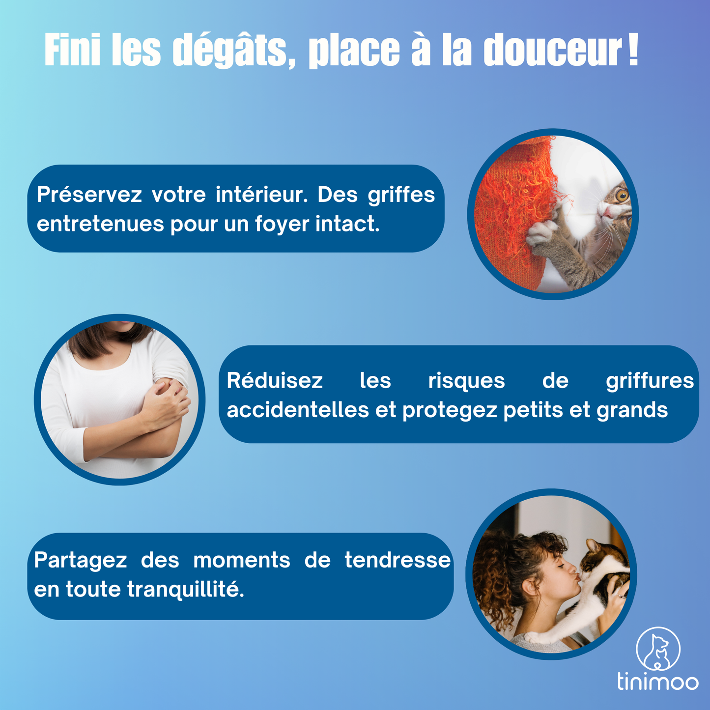 Coupe griffe chat : fini les griffes abîmées ou douloureuses